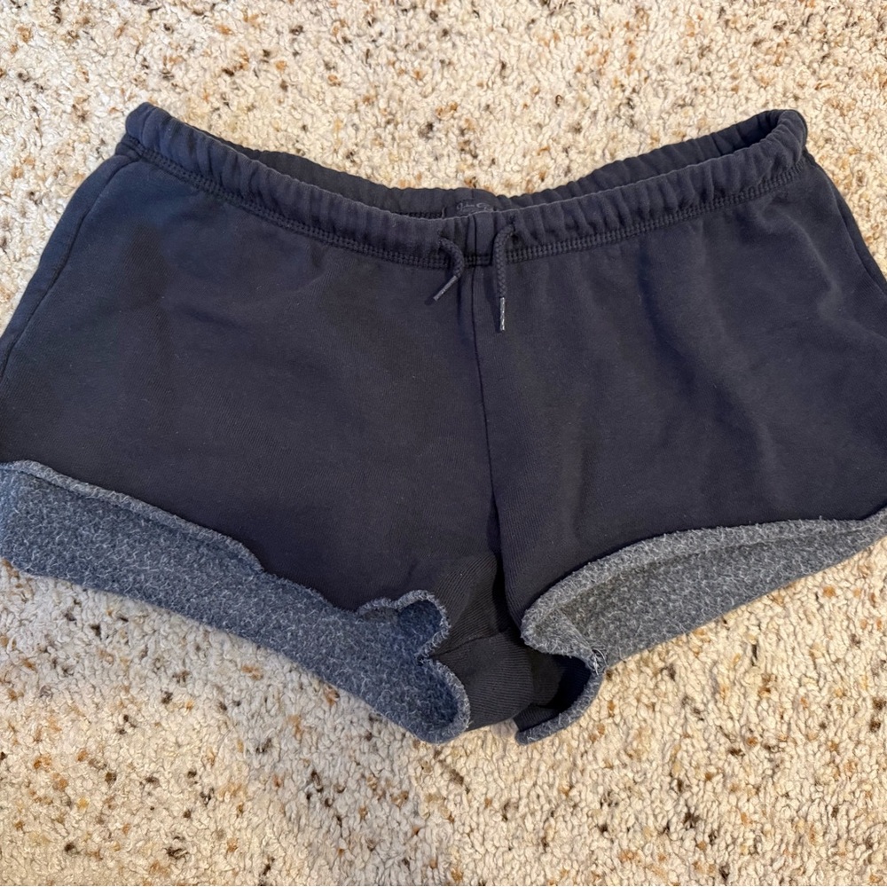 John Galt Marcie Sweat Shorts Navy Blue